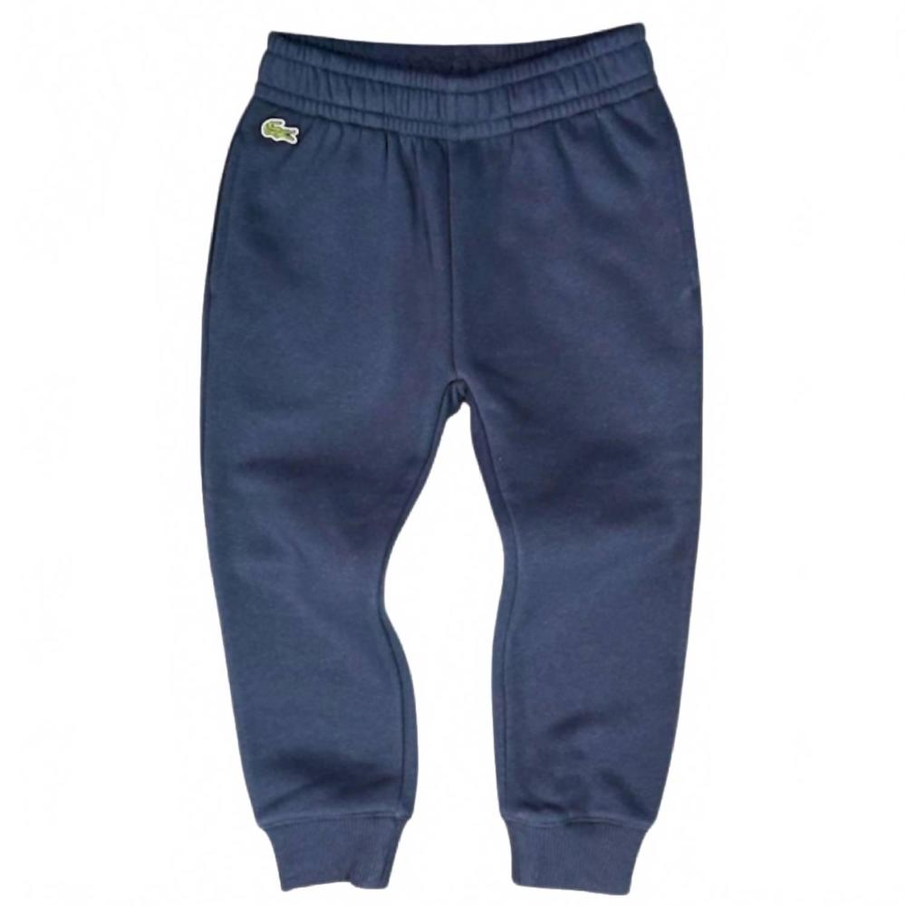 NEW LACOSTE kid's sweatpants in navy